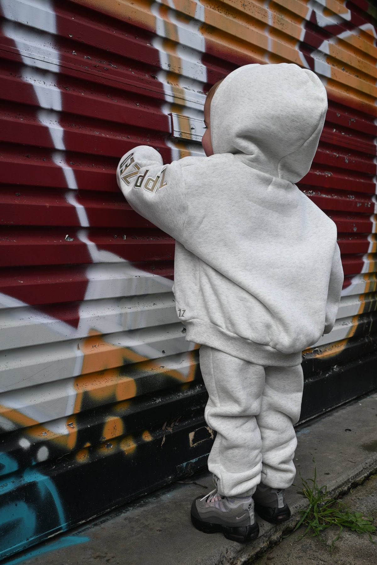 GREY CAMO TRACK PANT