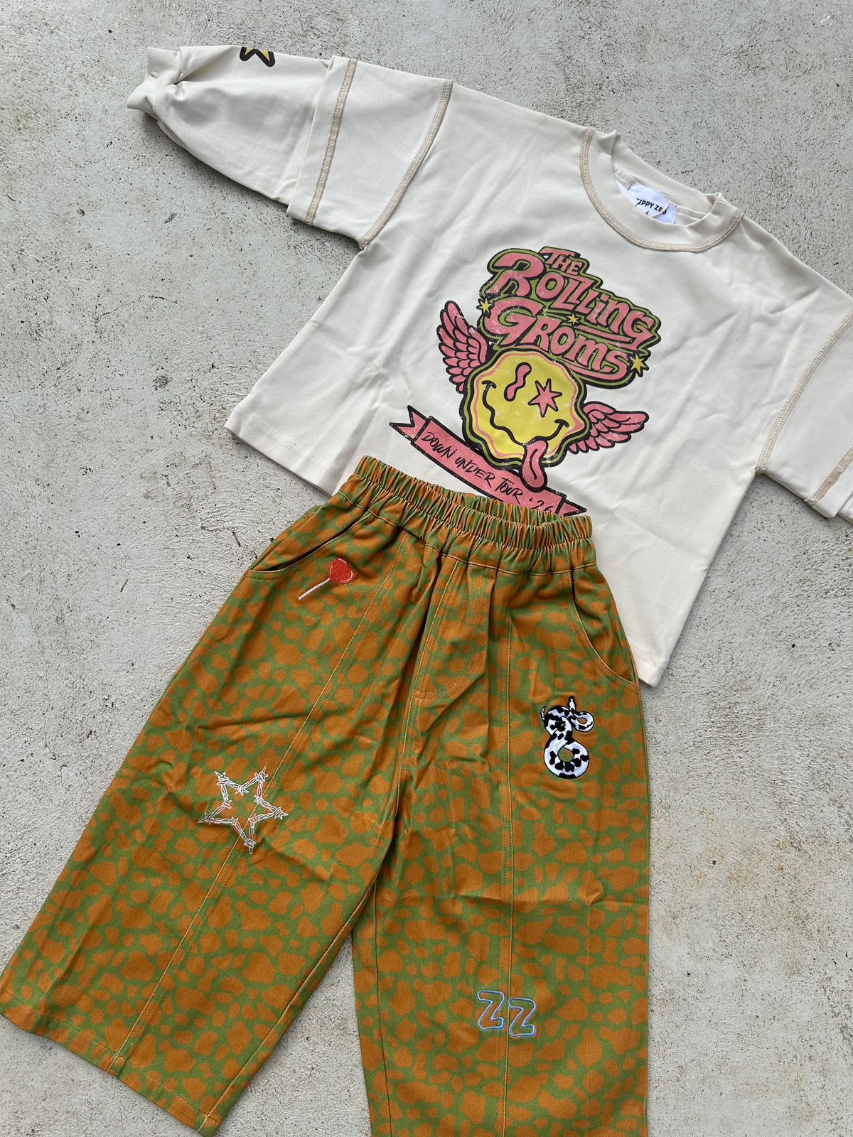 ROLLING GROMS 2 LAYER TEE