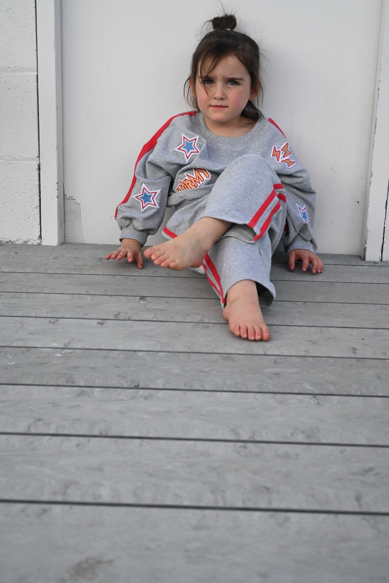 GREY RACER PANT