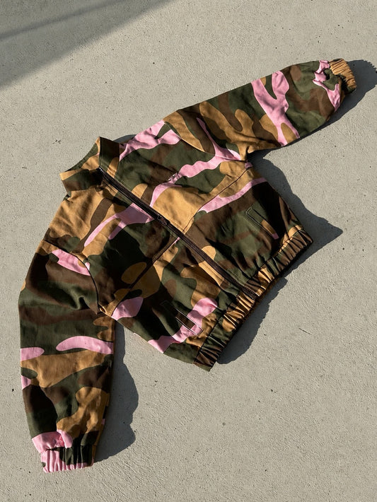 CAMO BOMBER JACKET (PRE ORDER)