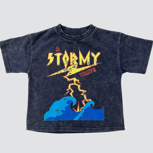 Stormy Acid Wash Tee
