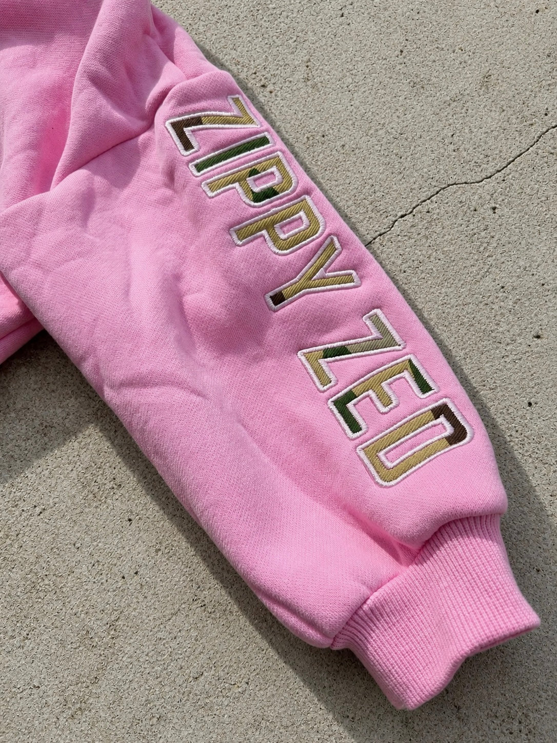 PINK CAMO HOODIE