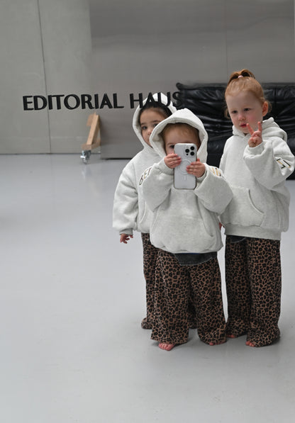 TERRY TOWEL LEOPARD PANT