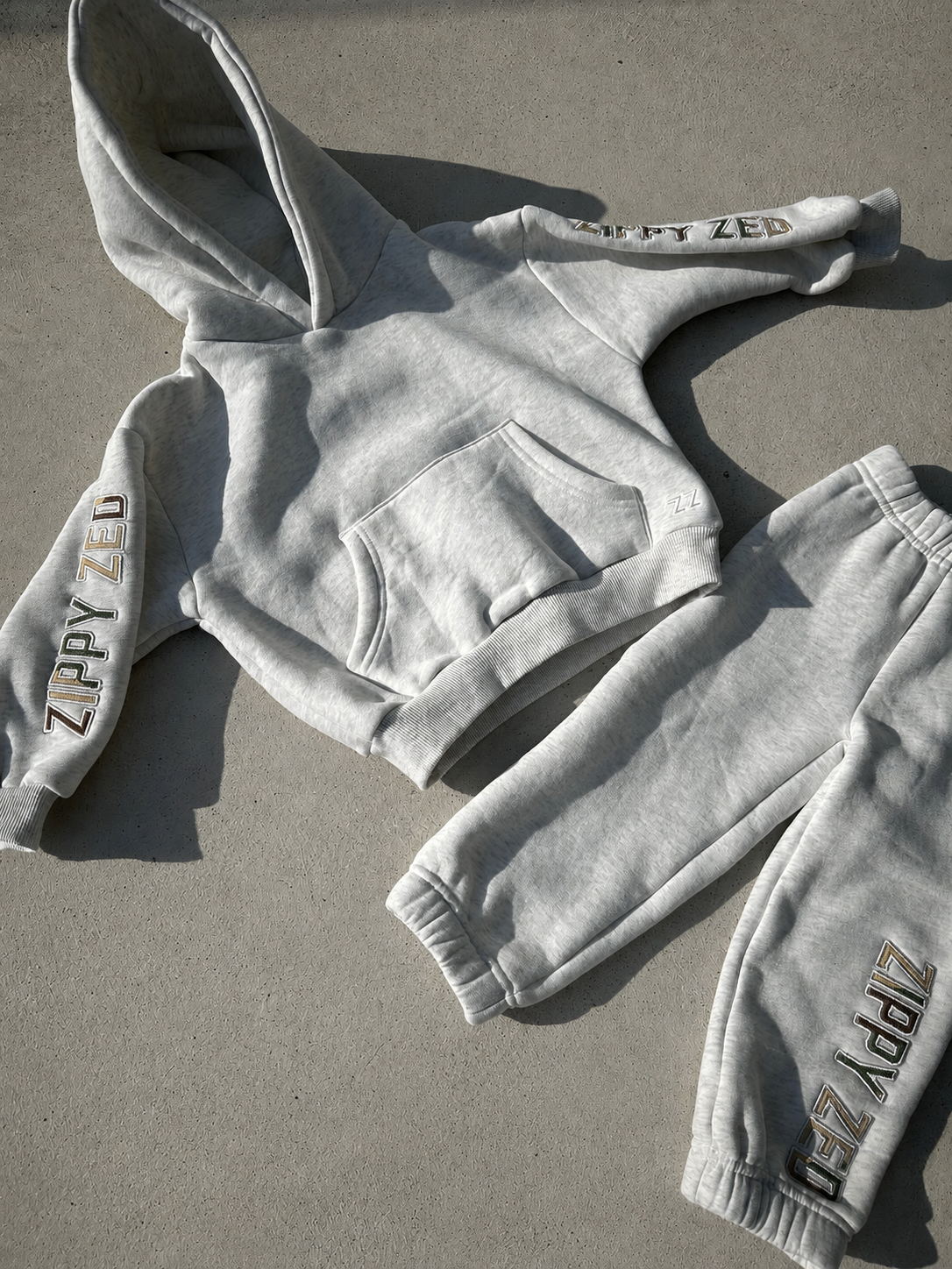 GREY CAMO HOODIE