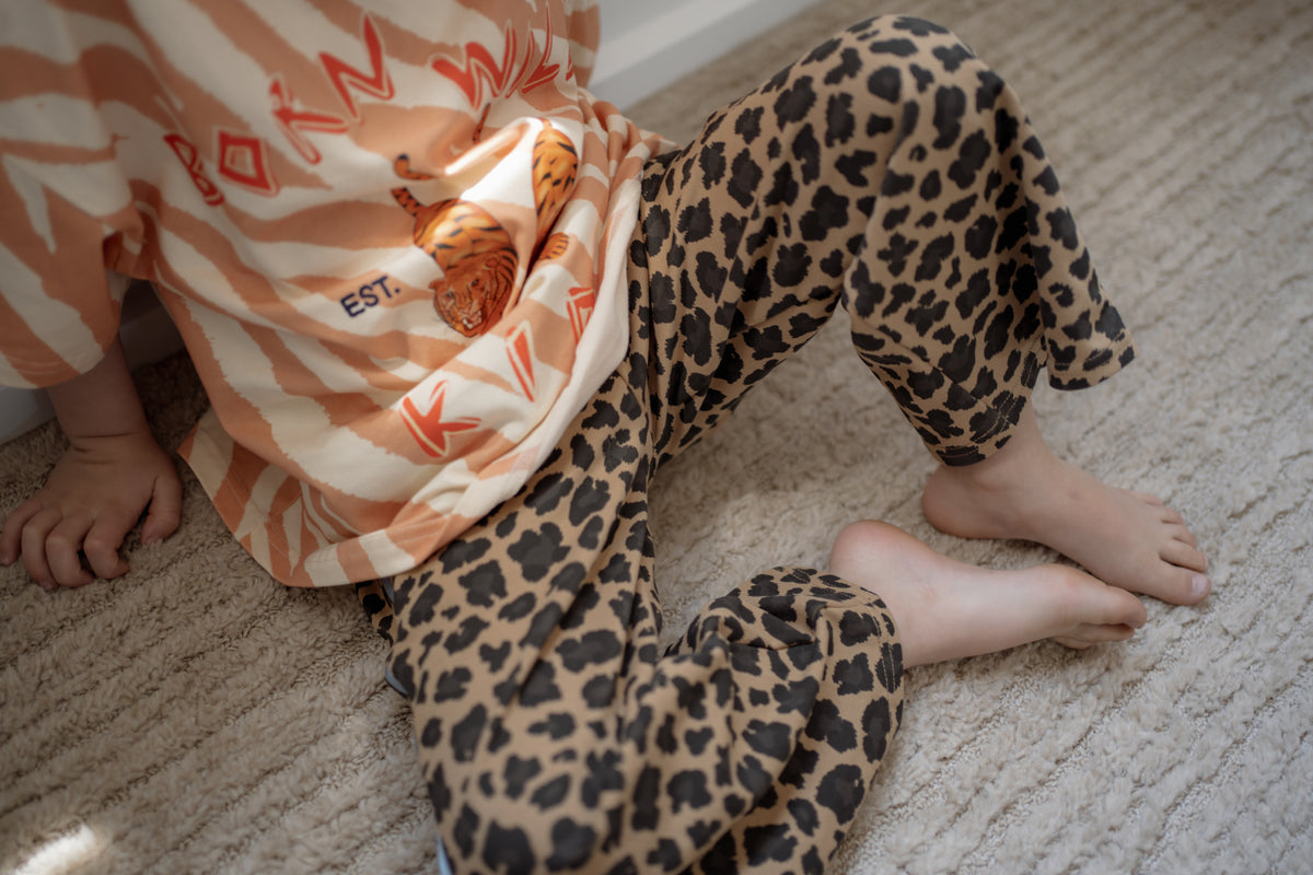 LEOPARD PANT - BROWN