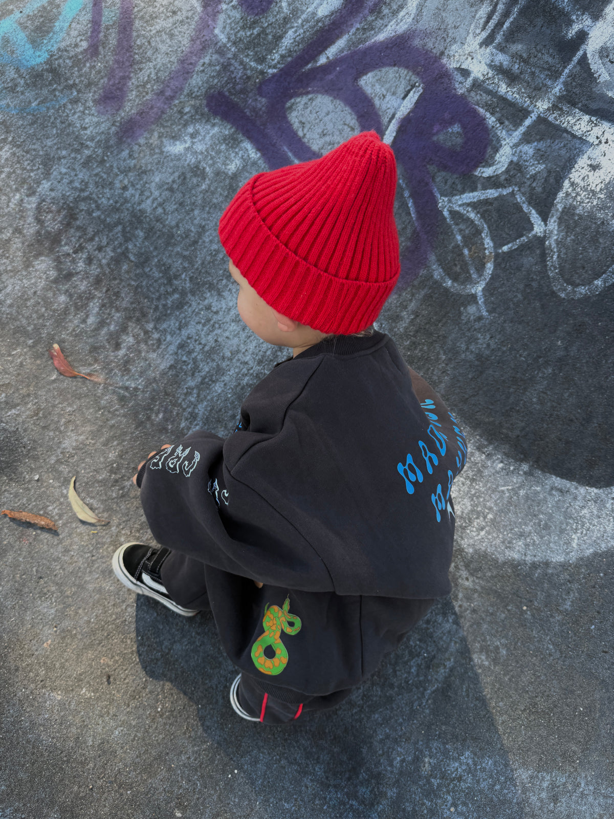 KIDS OF ANARCHY CREW - CHARCOAL