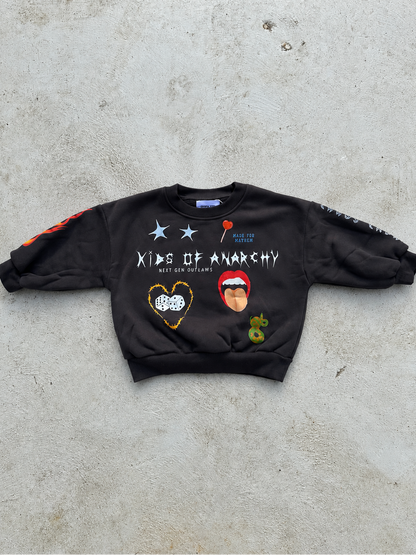 KIDS OF ANARCHY CREW - CHARCOAL