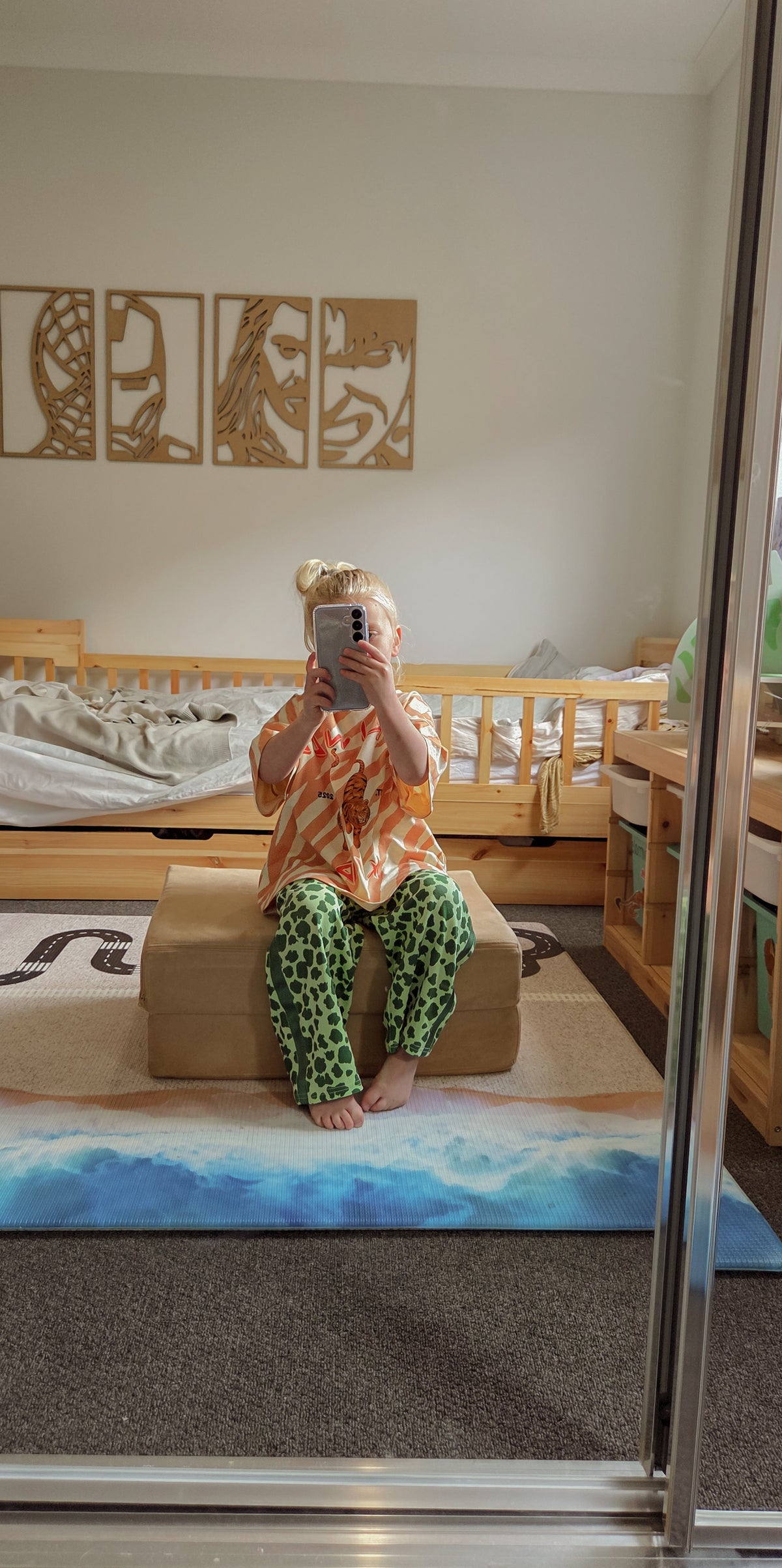 LEOPARD PANT - GREEN