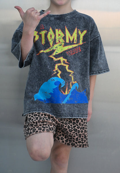 STORMY ACID WASH TEE