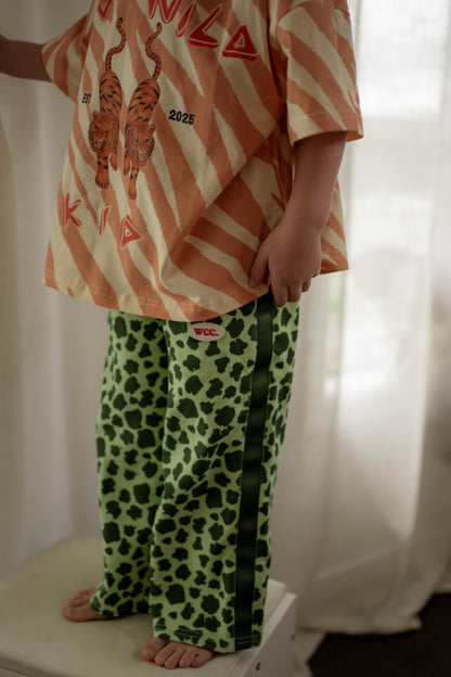 LEOPARD PANT - GREEN