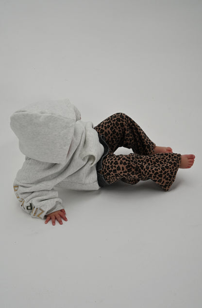 TERRY TOWEL LEOPARD PANT
