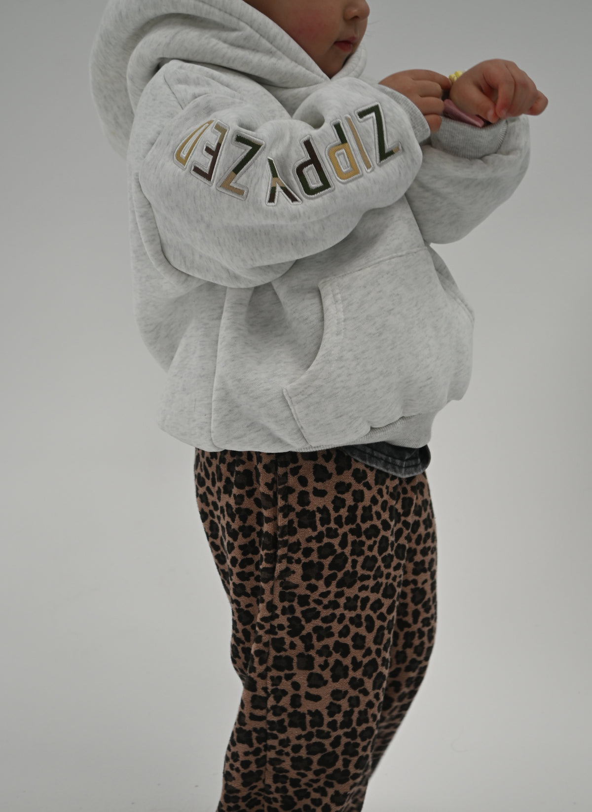 TERRY TOWEL LEOPARD PANT