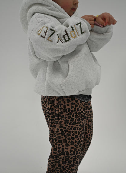 TERRY TOWEL LEOPARD PANT