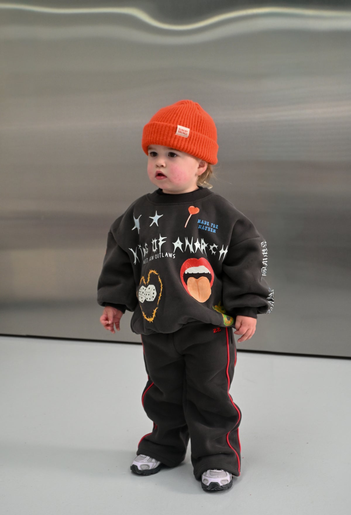 KIDS OF ANARCHY CREW - CHARCOAL
