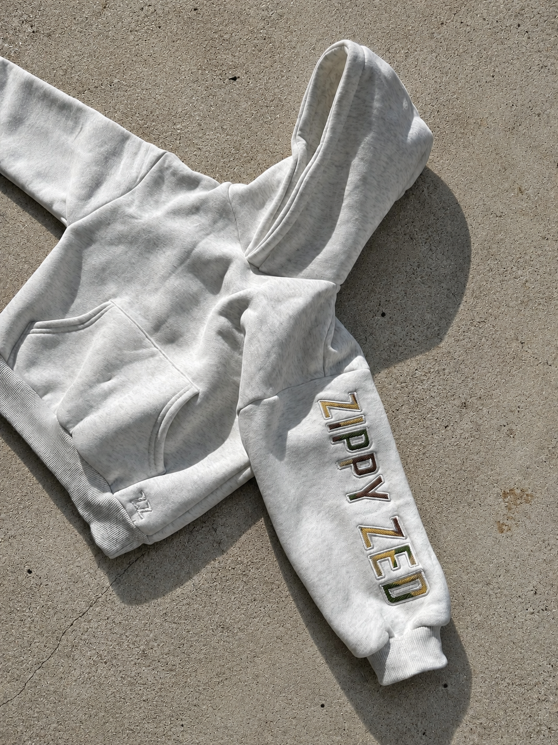 GREY CAMO HOODIE