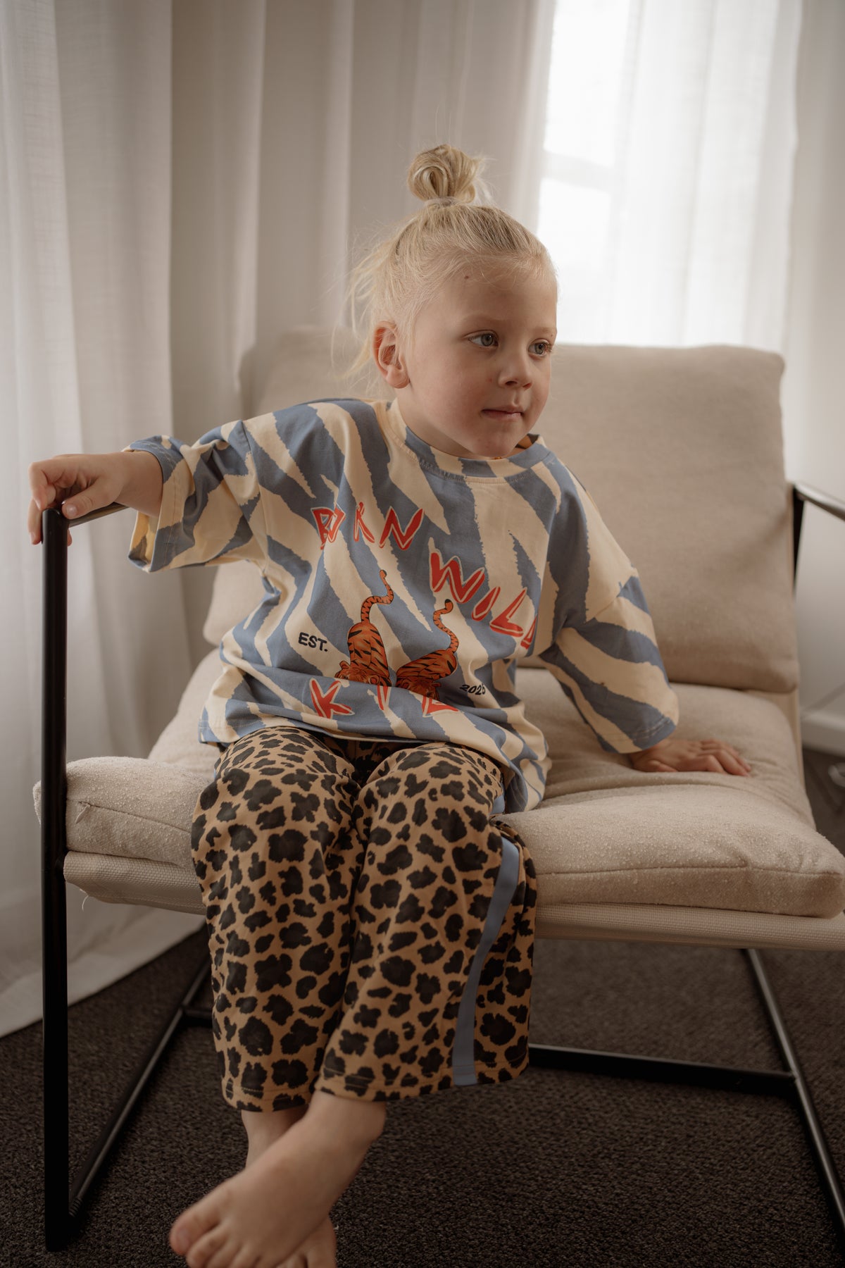 LEOPARD PANT - BROWN