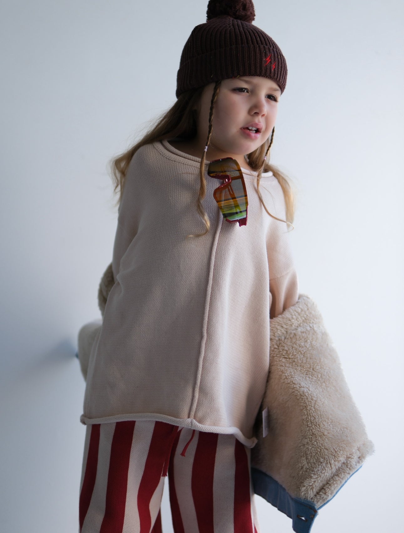 Bolt Beanie Brown