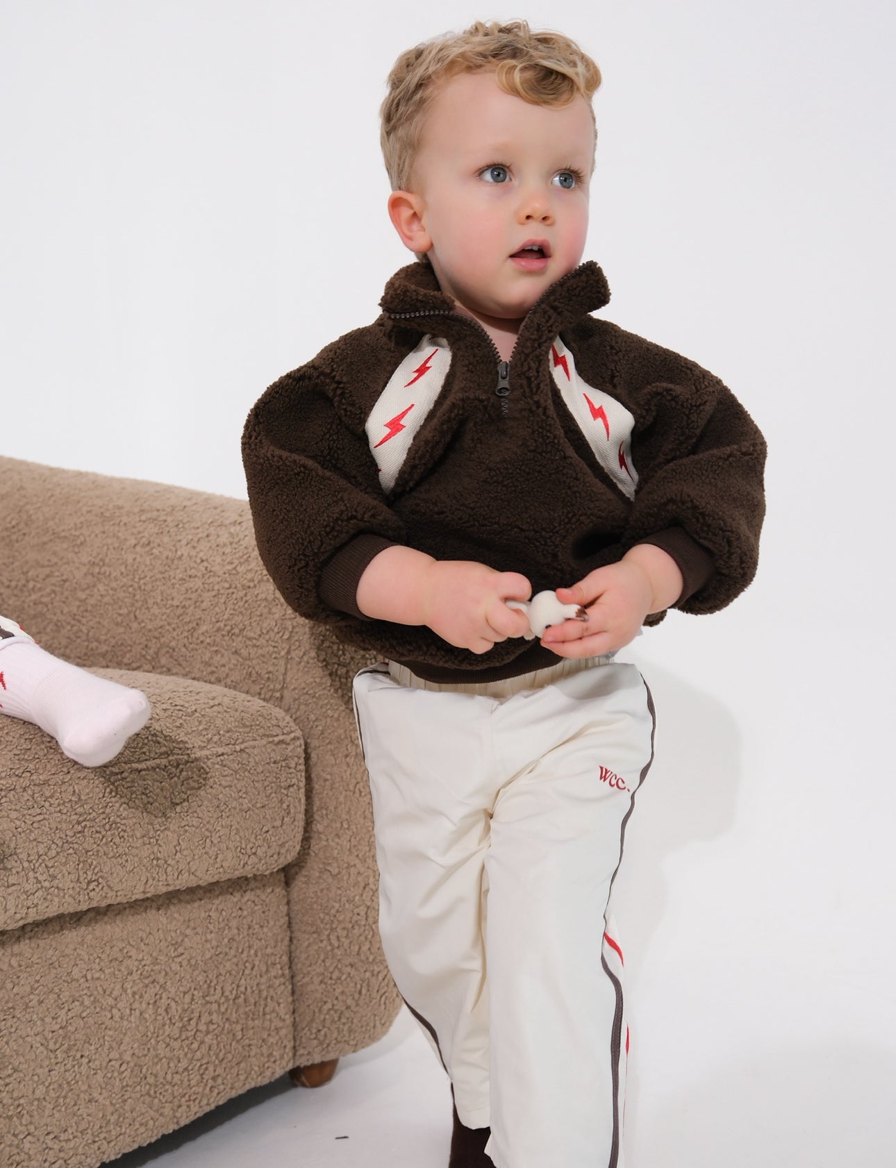 Brown Sherpa Bolt Jumper