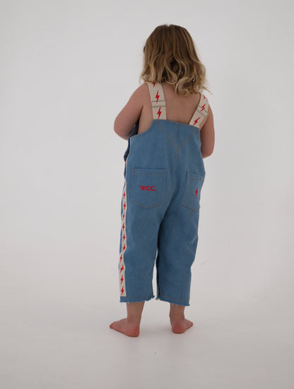 Lightning Bolt Denim Overall