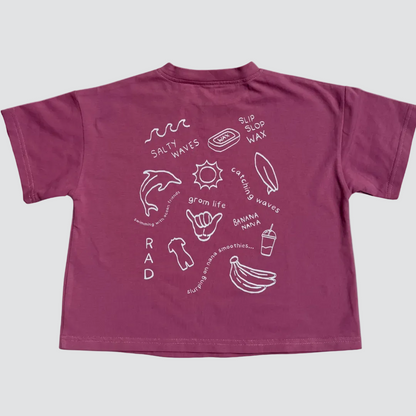 Mauve Surf Club Tee