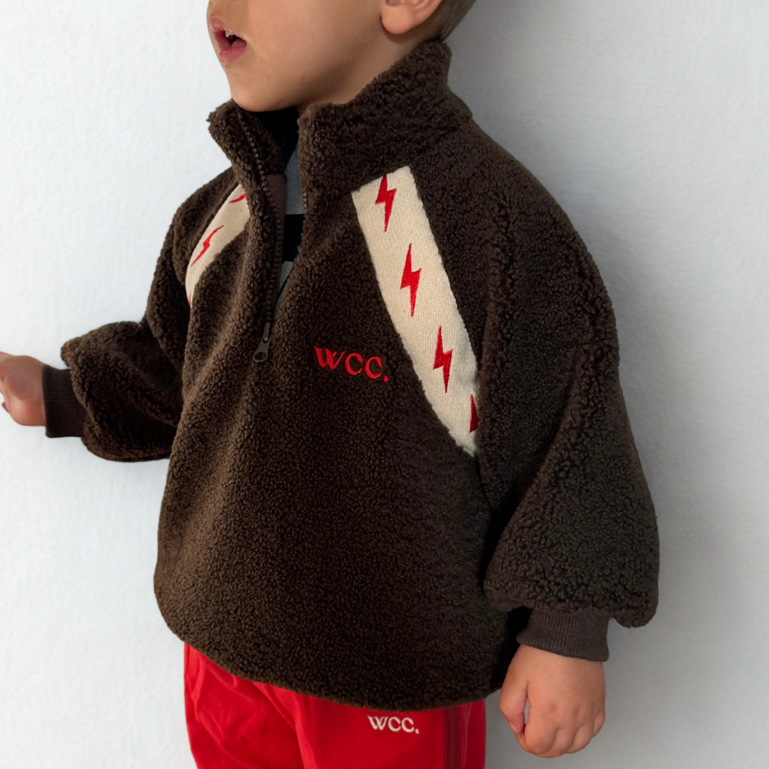 Brown Sherpa Bolt Jumper