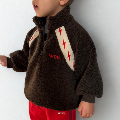 Brown Sherpa Bolt Jumper