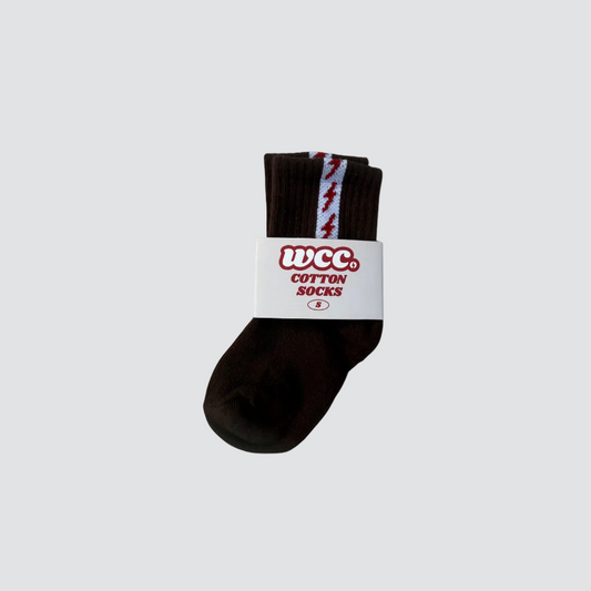 Brown Bolt Socks
