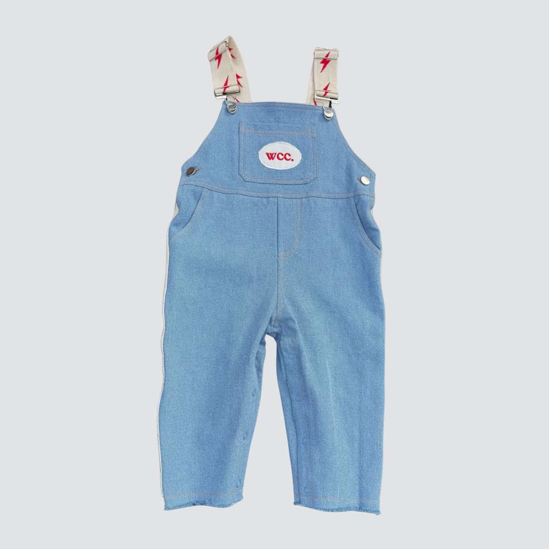 Lightning Bolt Denim Overall