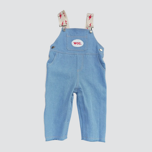 Lightning Bolt Denim Overall