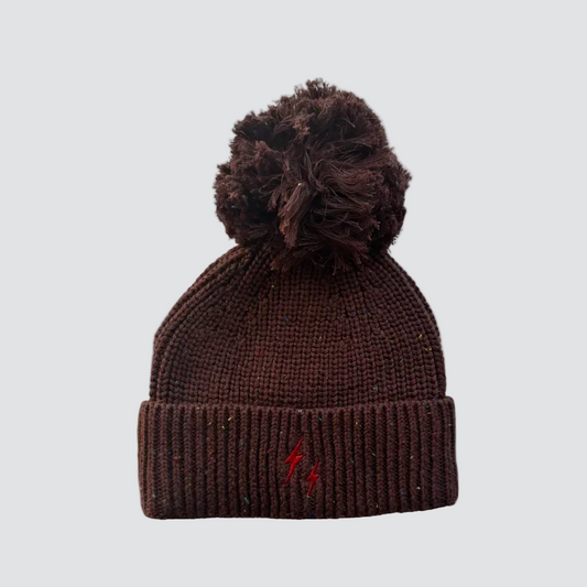 Bolt Beanie Brown