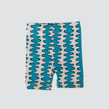 Serpent Bike Shorts - Blue