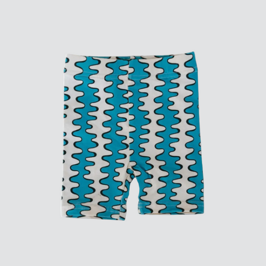 Serpent Bike Shorts - Blue