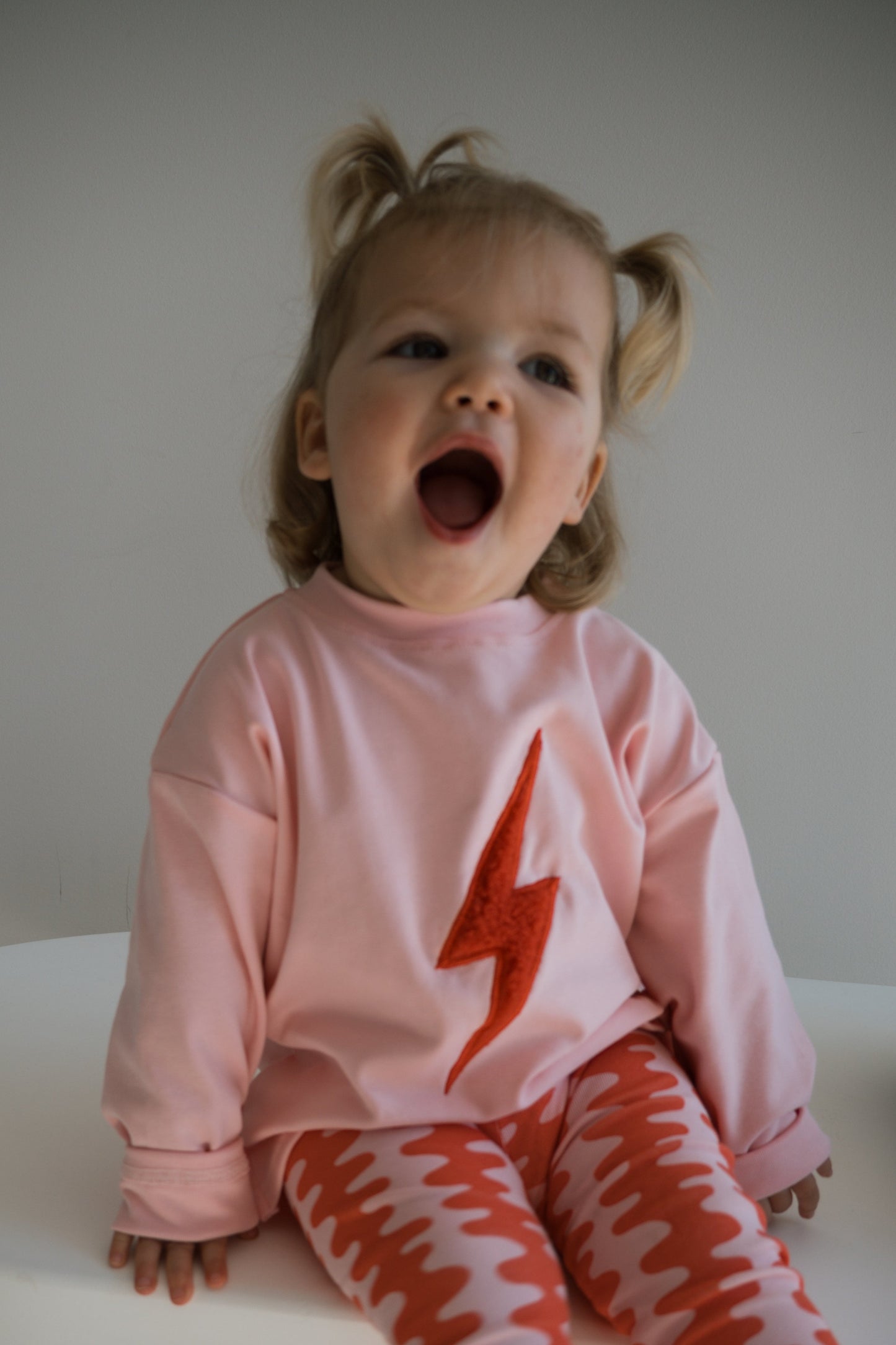 Lightning Bolt Long Sleeve - Pink