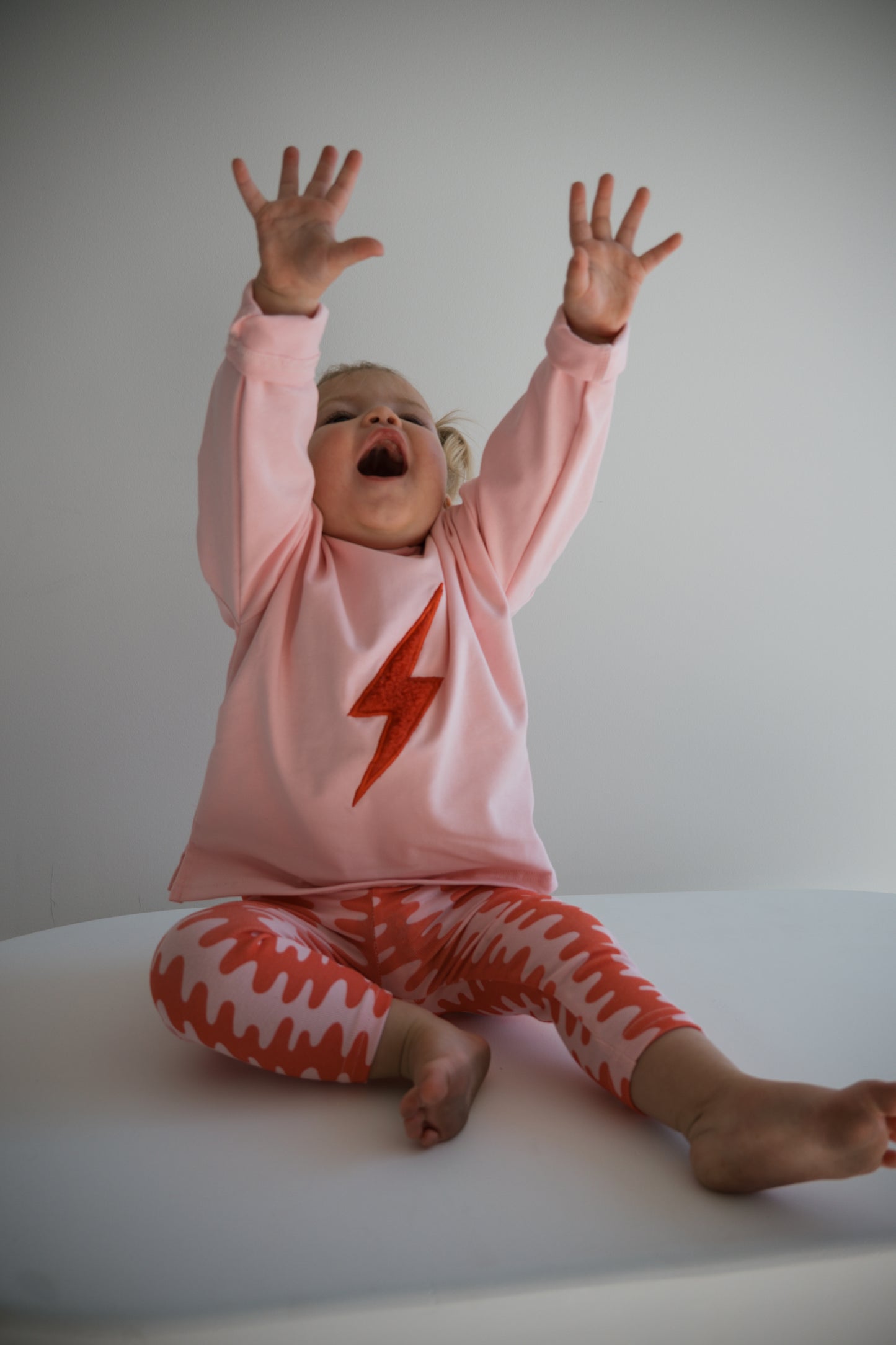 Lightning Bolt Long Sleeve - Pink